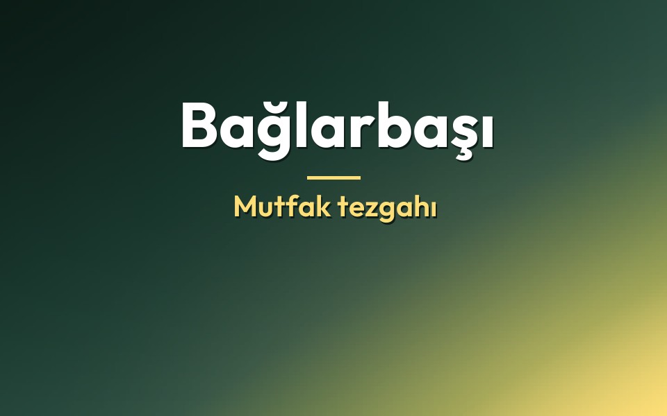 Bağlarbaşı Mutfak tezgahı