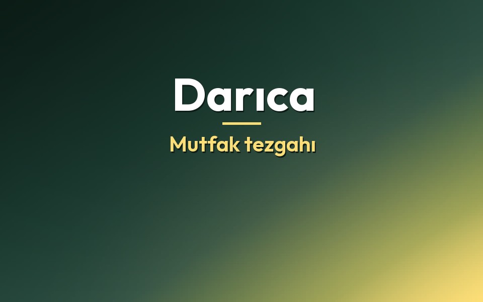 Darıca Mutfak tezgahı