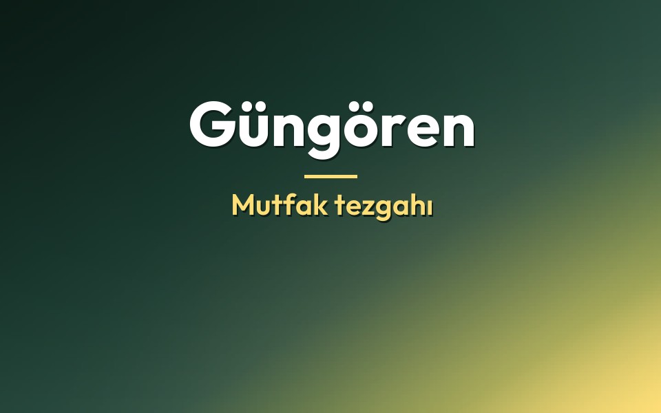 Güngören Mutfak tezgahı